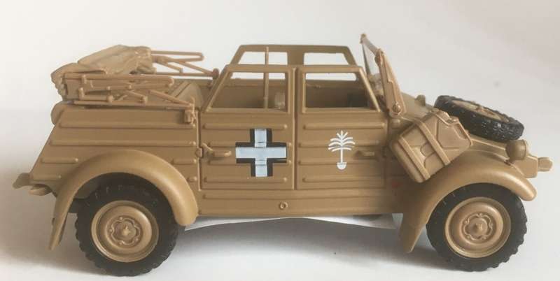 Volkswagen Type 82 Kuebelwagen Afrika Corps 1940 1/43 Cararama NEW+boxed #6029 instant wheels 970.00