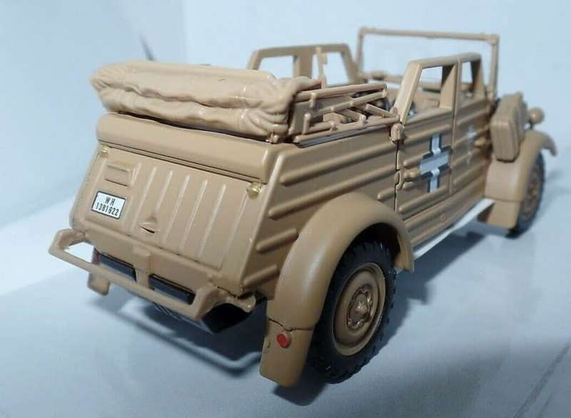 Volkswagen Type 82 Kuebelwagen Afrika Corps 1940 1/43 Cararama NEW+boxed #6029 instant wheels 970.00