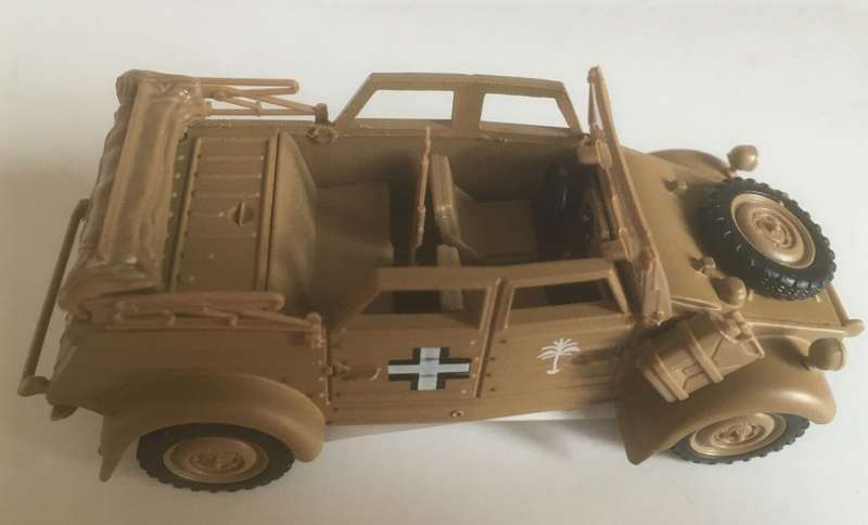 Volkswagen Type 82 Kuebelwagen Afrika Corps 1940 1/43 Cararama NEW+boxed #6029 instant wheels 970.00