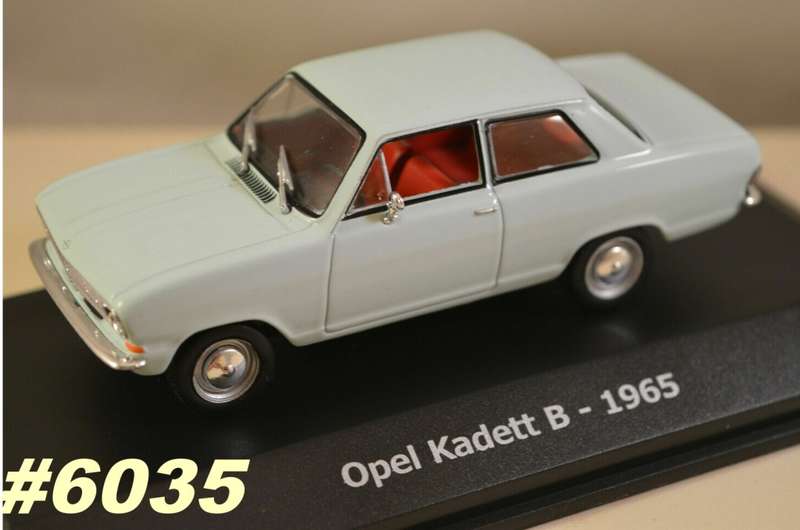 Opel Kadett B 1965 white 1/43 IXO/Hachette NEW #6035 instant wheels