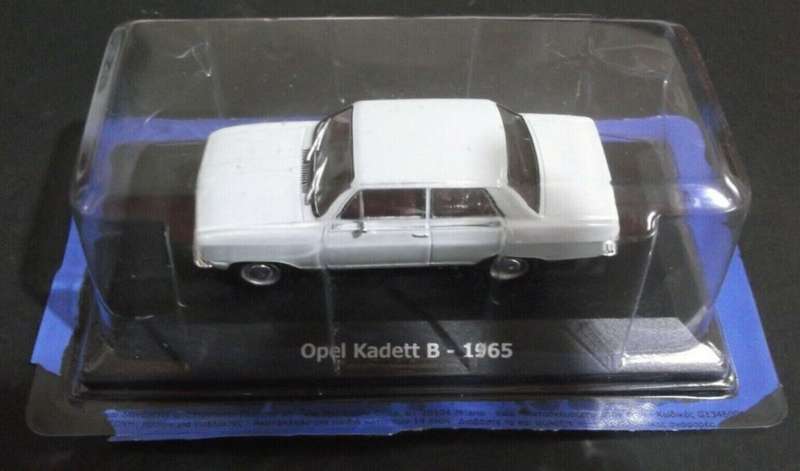 Opel Kadett B 1965 white 1/43 IXO/Hachette NEW #6035 instant wheels