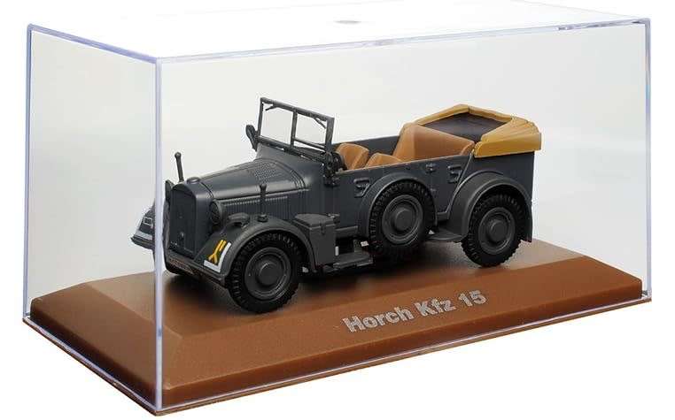 Horch 901/40 Kfz15 4x4 Personnel Mover grey 1937 1:43 Atlas NEW+boxed #6036 instant wheels