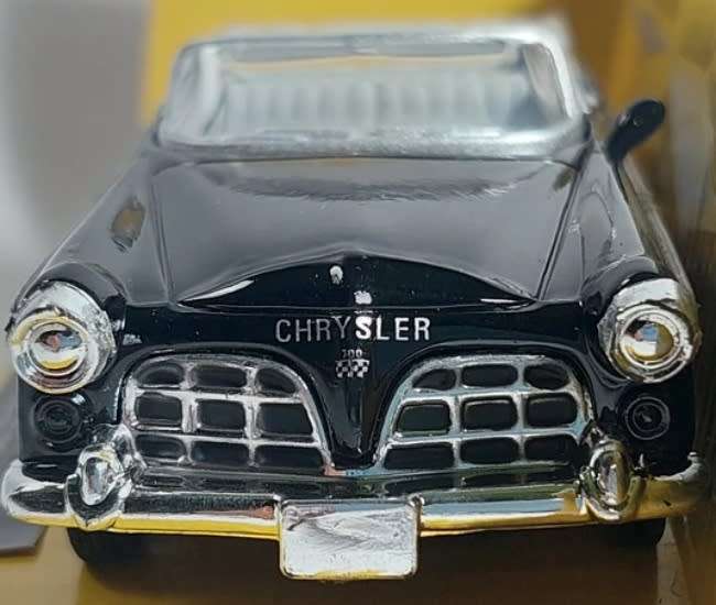 Chrysler C-300 open Cabriolet 1955 black 1/43 NewRay #6037 instant wheels