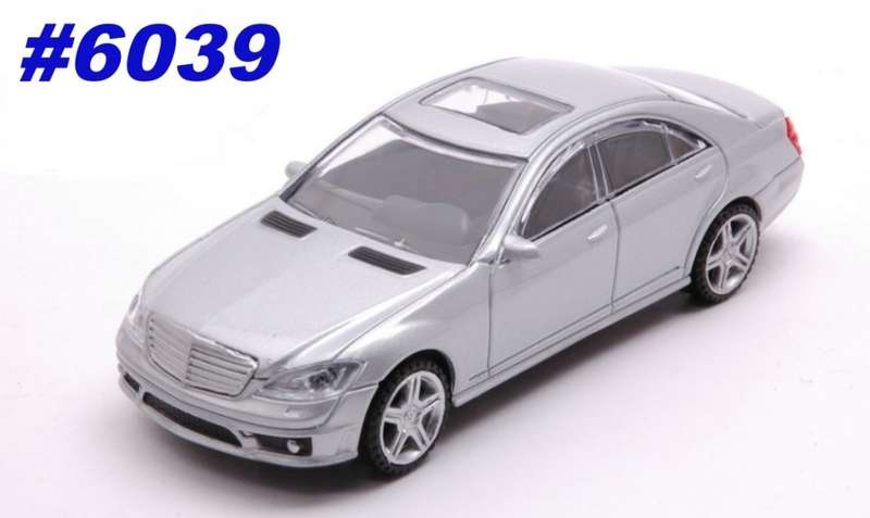 Mercedes-Benz S63 AMG 2008 silver 1/43 Rastar NEW+boxed #6039 instant wheels