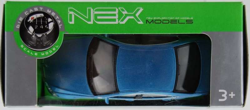 BMW 330i E90 2005 blue 1/43 Welly NEW+boxed #6040 instant wheels