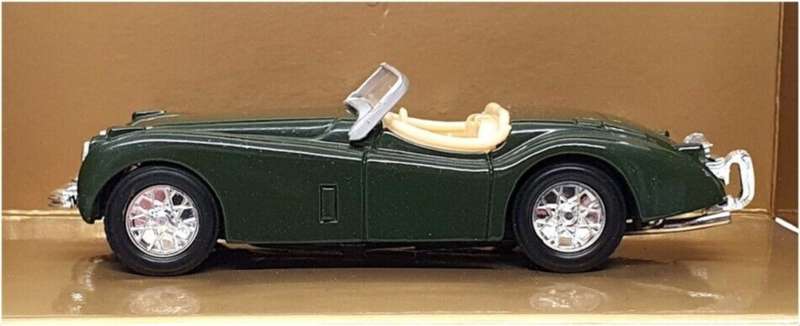 Jaguar Roadster XK-120 1948 British Racing Green 1/43 Ertl NEW+boxed #6042 instant wheels