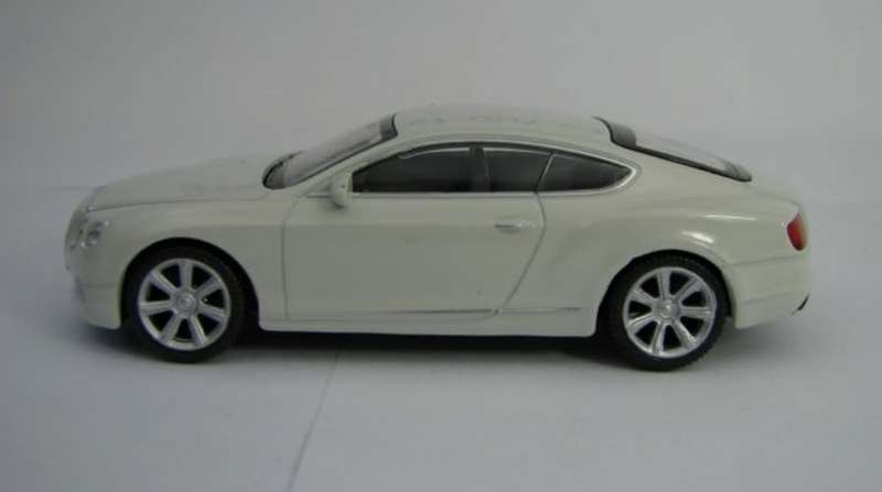 Bentley Continental GT 2015 white 1/43 Welly NEW+boxed #6043 instant wheels