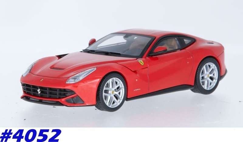 Ferrari F12 Berlinetta red 2012 1/43 HotWheels NEW+boxed  #4052 instant wheels