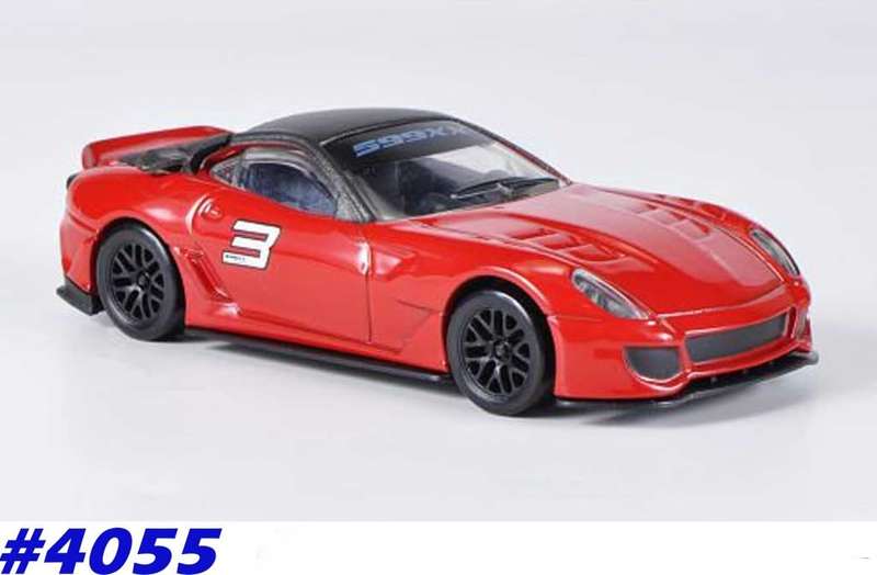 Ferrari 599XX red 2012 1/43 Mattel NEW+boxed  #4055 instant wheels