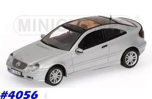 Mercedes-Benz C-Class CL203 SportCoupe `01 1/43 Minichamps NEW+boxed  #4056 instant wheels