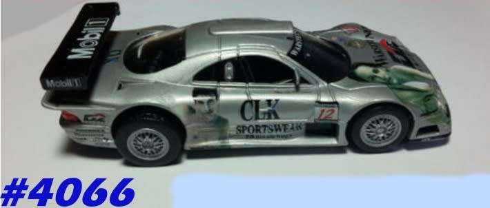 Mercedes-Benz CLK-GTR #12 GT2 silver 1/43 Maisto NEW+showcased  #4066 instant wheels