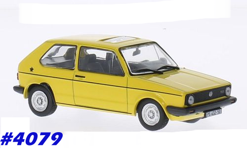 Volkswagen Golf Mk I JGL 1975 yellow 1/43 IXO NEWinBlister  #4079 instant wheels