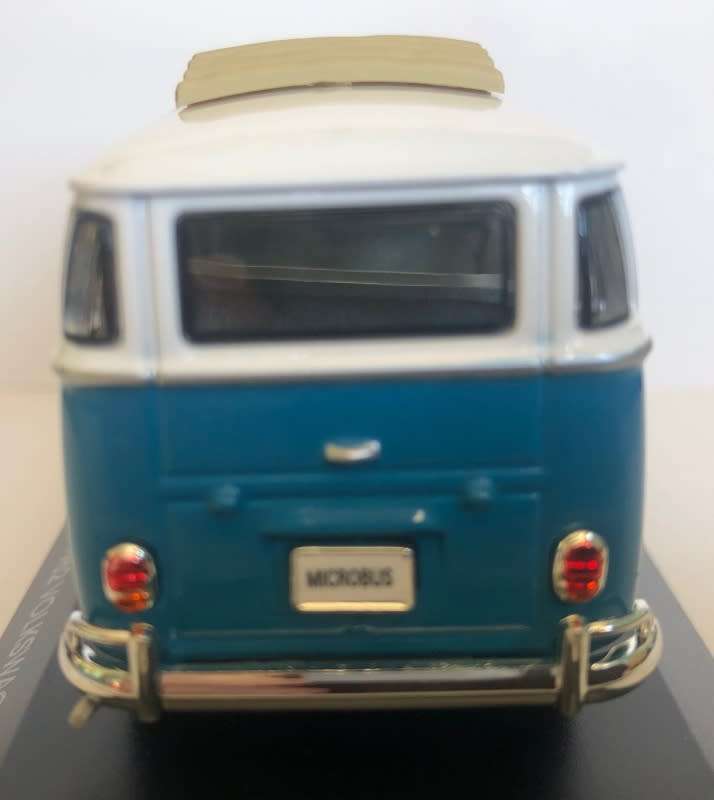Volkswagen T1 SambaBus openroof 1962 blue+white 1/43 RoadSignature NEW+boxed  #4084 instant wheels