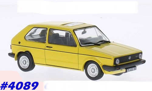 Volkswagen Golf Mk I 1975 yellow 1/43 IXO NEWinBlister  #4089 instant wheels