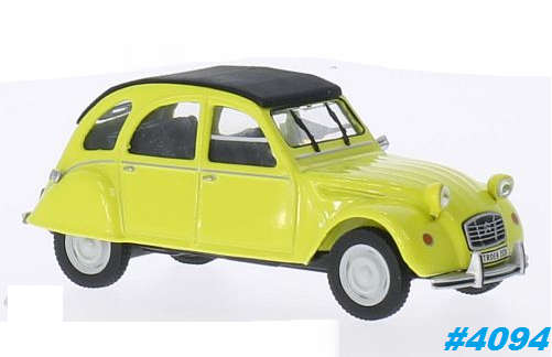 Citroen 2CV 1954 closed 1/43 IXO NEWinBlister  #4094 instant wheels