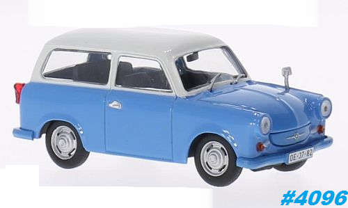 Trabant P50 station wagon 1959 blue 1/43 IXO NEWinBlister  #4096 instant wheels