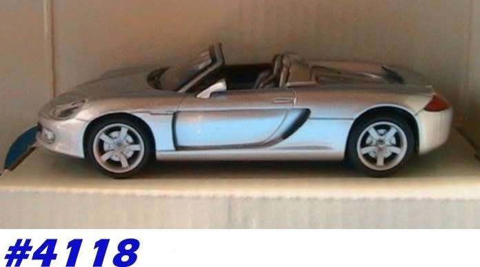 Porsche Carrera GT Roadster 2007 silver 1/43 Schuco NEW+boxed  #4118 instant wheels