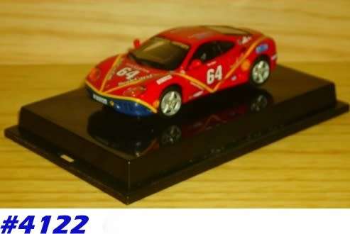 Ferrari 360 Challenge Modena RAdams #64 1/43 Mattel NEW+boxed  #4122 instant wheels