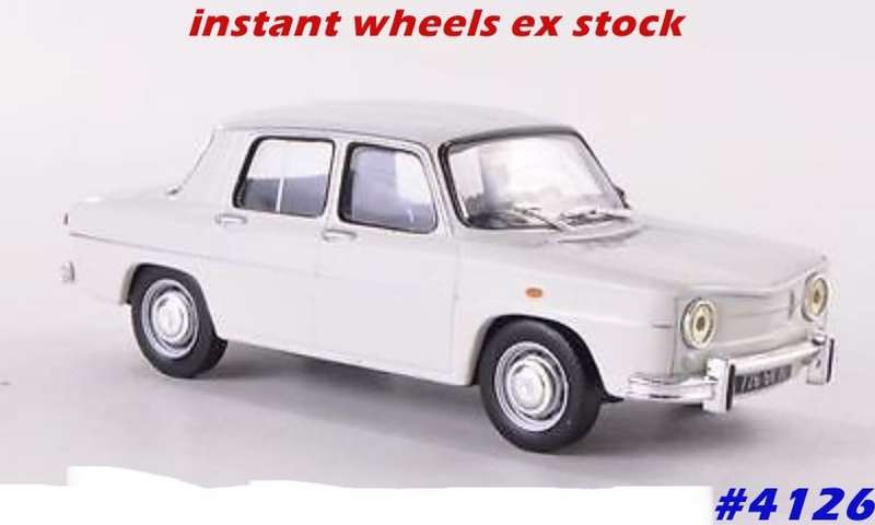 Renault R8 1962/64 1/43 IXO NEW+boxed  #4126 instant wheels