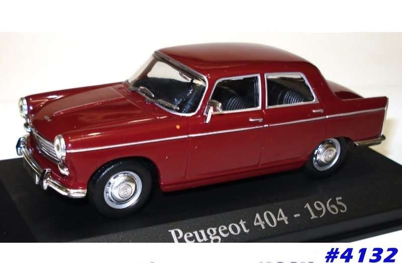 Peugeot 404 1965 1/43 IXO NEW+boxed  #4132 instant wheels