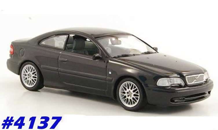 Volvo C70 Coupe 1997 black 1/43 Minichamps NEW+boxed  #4137 instant wheels