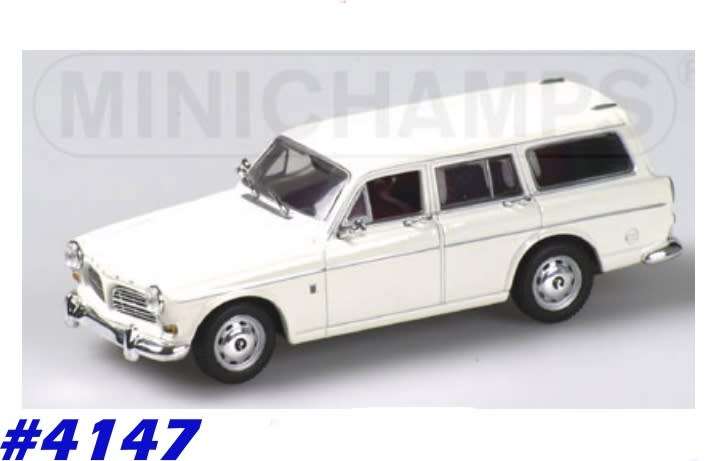 Volvo 121 Break 1999 white 1/43 Minichamps NEW+boxed  #4147 instant wheels