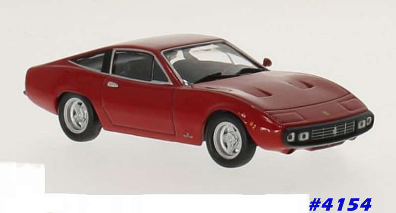 Ferrari 365 GTC/4 1972 1/43 IXO NEW+showcased  #4154 instant wheels