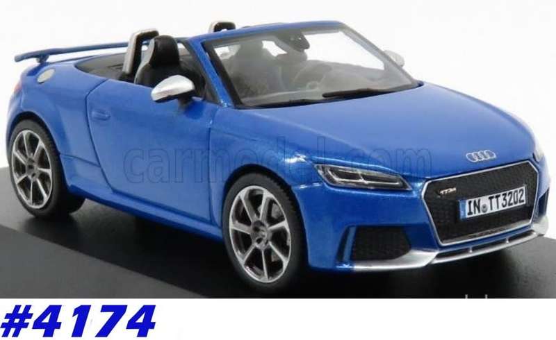 Audi TT RS Roadster 2017 blue-met 1/43 I-iScale NEW+boxed  #4174 instant wheels