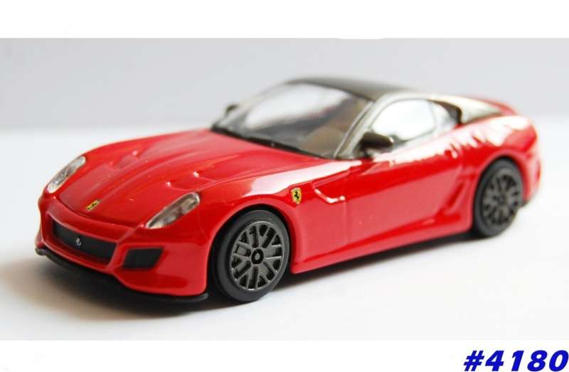 Ferrari 599 GTO V12 2012 1/43 Bburago NEW+boxed #4180 instant wheels