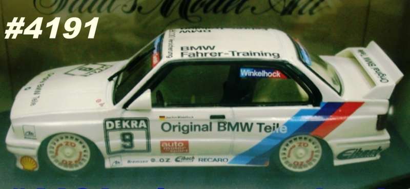 BMW M3 E30 DTM 1990 Winkelhock #9 1/43 Minichamps NEW+boxed  #4191 instant wheels