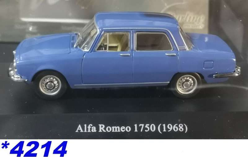 Alfa Romeo 1750 1968 blue 1:43 Starline Models NEW+boxed *4214 instant wheels