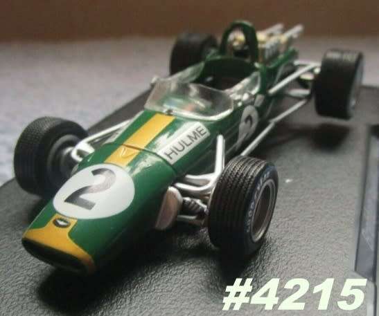 Brabham Repco BT24 F1 1967 Denny Hulme 1/43 Atlas/IXO NEW+boxed  #4215 instant wheels
