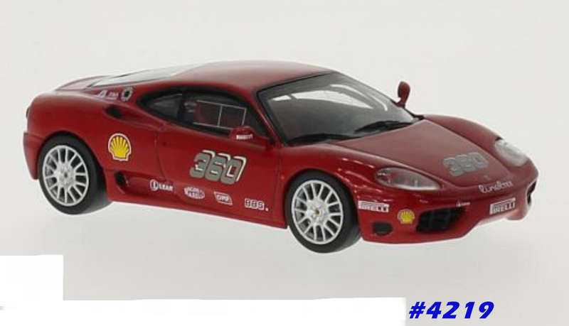 Ferrari 360 GT 2005 red 1/43 IXO NEW+showcased  #4219 instant wheels