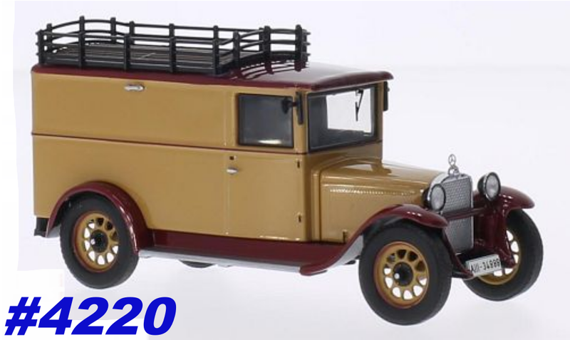 Mercedes-Benz L1000 Express W37 1929 1/43 Premium ClassiXX NEW  #4220 instant wheels