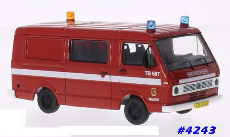 Volkswagen LT28 Brandweer Van 1991 red 1/43 Premium Classixxs NEW+boxed  #4243 instant wheels
