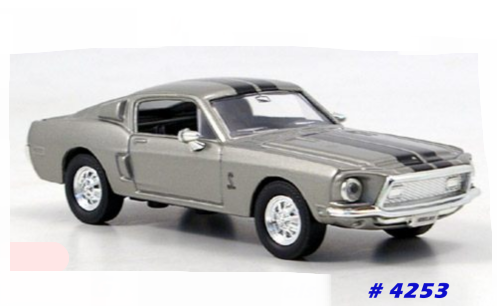 Shelby GT 500 KR 1968 gunmetal 1/43 Road Signature NEW+boxed  #4253 instant wheels