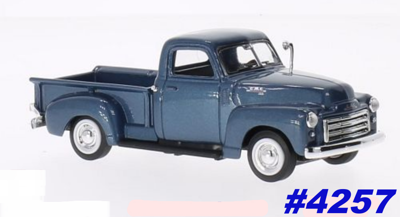 GMC Pick-Up blue-met 1950 1/43 RoadSignature NEW+boxed  #4257 instant wheels