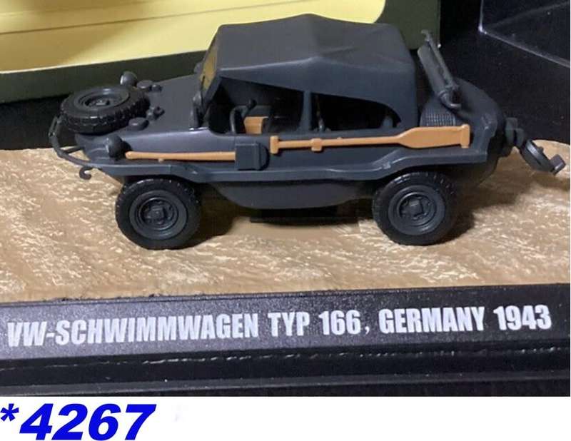 Volkswagen Type 166 - amphibious trnsprt 1943 military green 1:43 IXO NEW+boxed *4267 instant wheels
