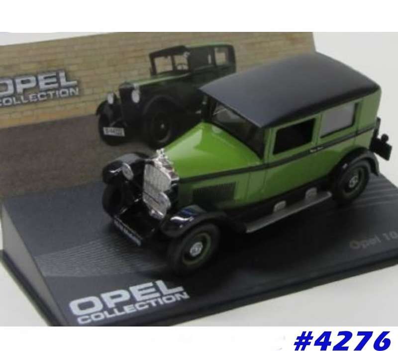 Opel 10/40 PS 1925 green 1/43 IXO NEW+showcased  #4276 instant wheels