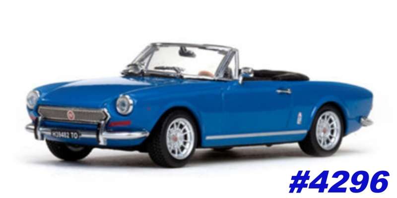 Fiat 124 Spider 1966 blue-met 1/43 Starline NEW+boxed  #4296 instant wheels