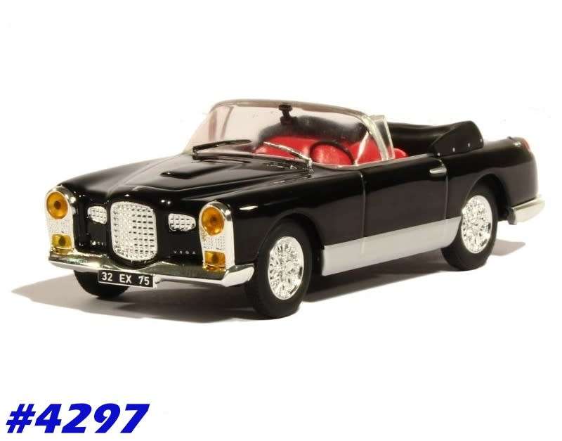 Facel Vega FV2 Cabriolet (open) 1956 1/43 IXO NEW+boxed  #4297 instant wheels