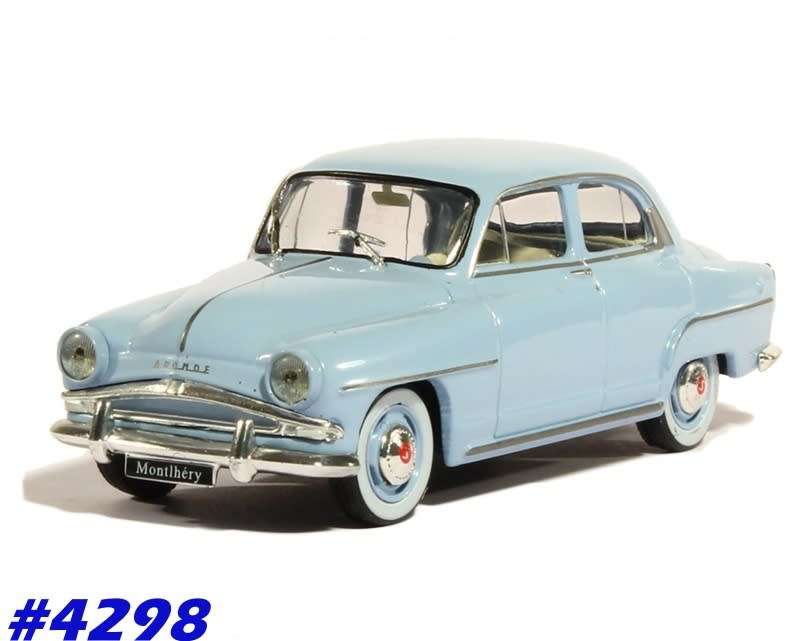 Simca Aronde 1300 Monthlery lt.blue 1959 1/43 IXO NEW+boxed  #4298 instant wheels
