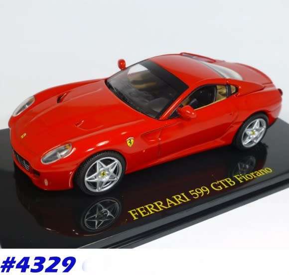 Ferrari 599 GTB Fiorano 2006 1/43 IXO NEW+showcased  #4329 instant wheels