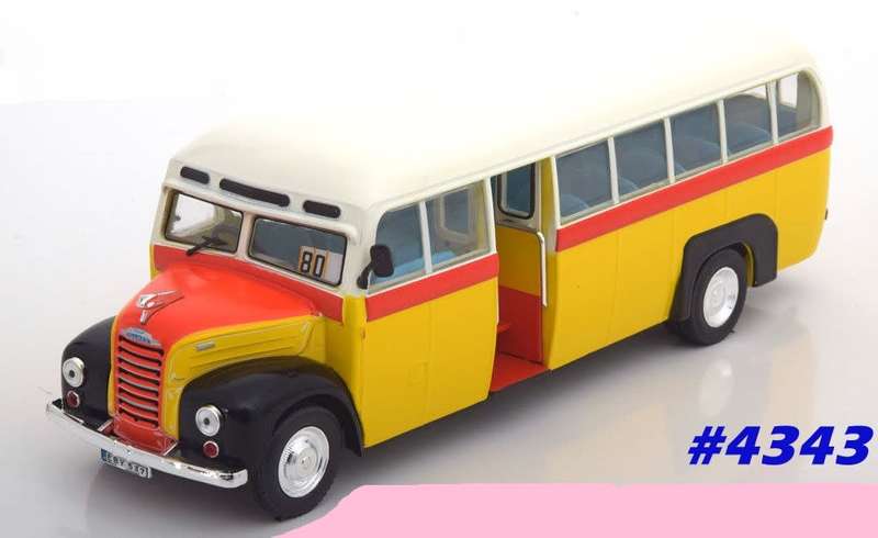 Ford Thames ET7 1952 Bus MALTA BUS SERVICE 1/43 NEWinBlister  #4343 instant wheels