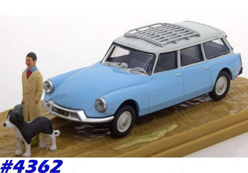 Citroen ID19 Break station wgn 1963 light blue 1/43 IXO NEW+boxed  #4362 instant wheels