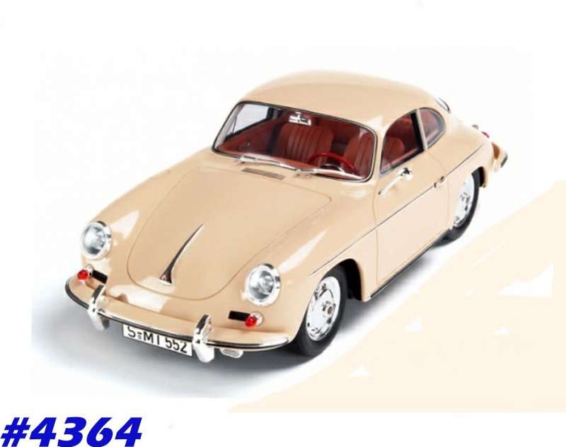 Porsche 356 B/C 1956 beige 1/43 RoadSignature NEW+boxed  #4364 instant wheels