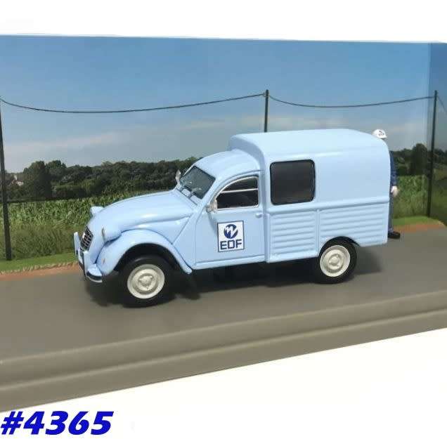 Citroen 2CV AKS 400 EDF 1974 1/43 IXO NEW+boxed  #4365 instant wheels