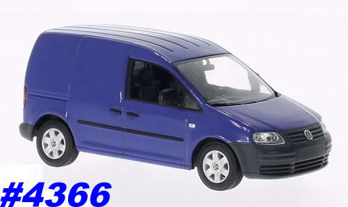 Volkwagen Caddy 2005 blue 1/43 Minichamps NEW+boxed   #4366 instant wheels