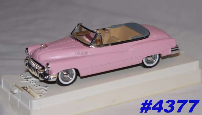 Buick Super Convertible 1950 pink 1/43 Solido NEW+boxed  #4377 instant wheels
