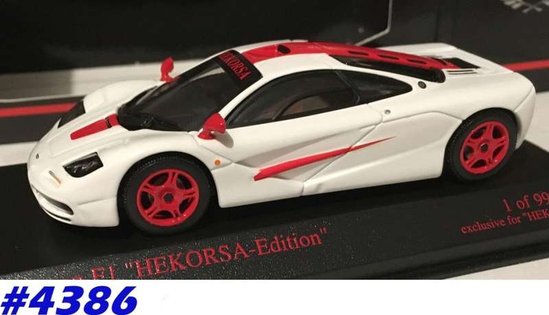 McLaren F1 1995 HEKORSA Edition 1/43 Minichamps NEW+boxed   #4386 instant wheels